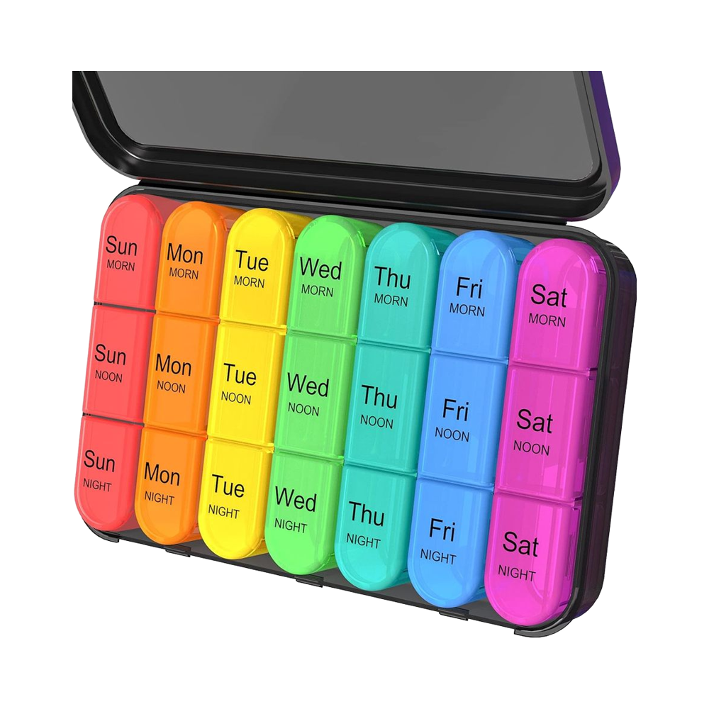 Weekly Pill Organizer — Large Print